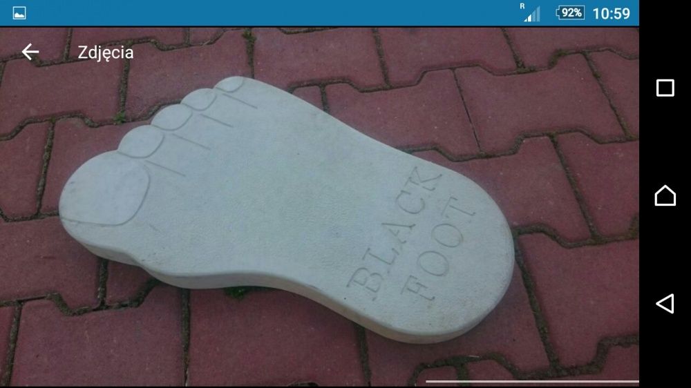 Stopy betonowe, Yeti, stopki black Foot