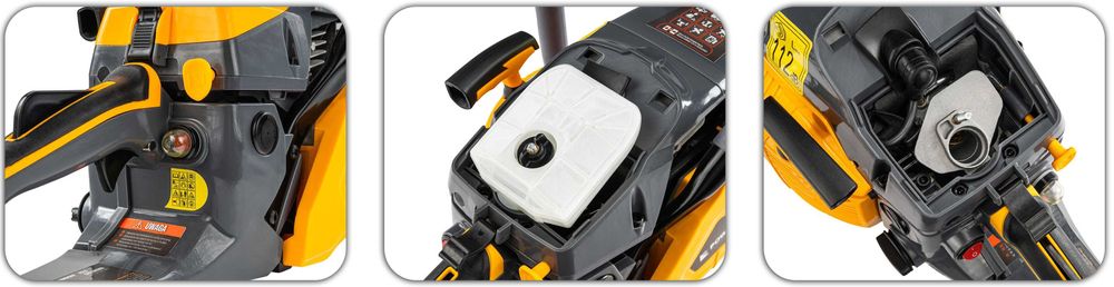 POWERMAT Piła Spalinowa Pilarka Łańcuch 6km Prowadnica 18” 45cm PM1548