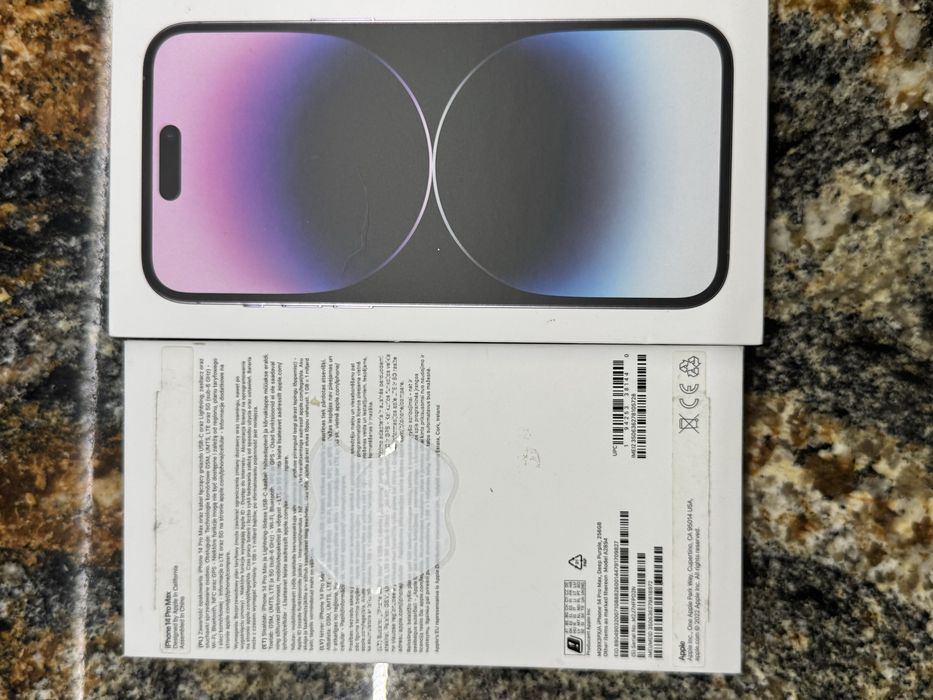 Oryginalne pudełko Apple iPhone 14 Pro Max 256 GB Deep Purple