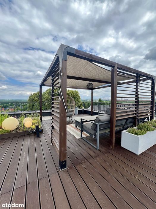 Mieszkanie 107m² z tarasem dachowym 94m² i garażem