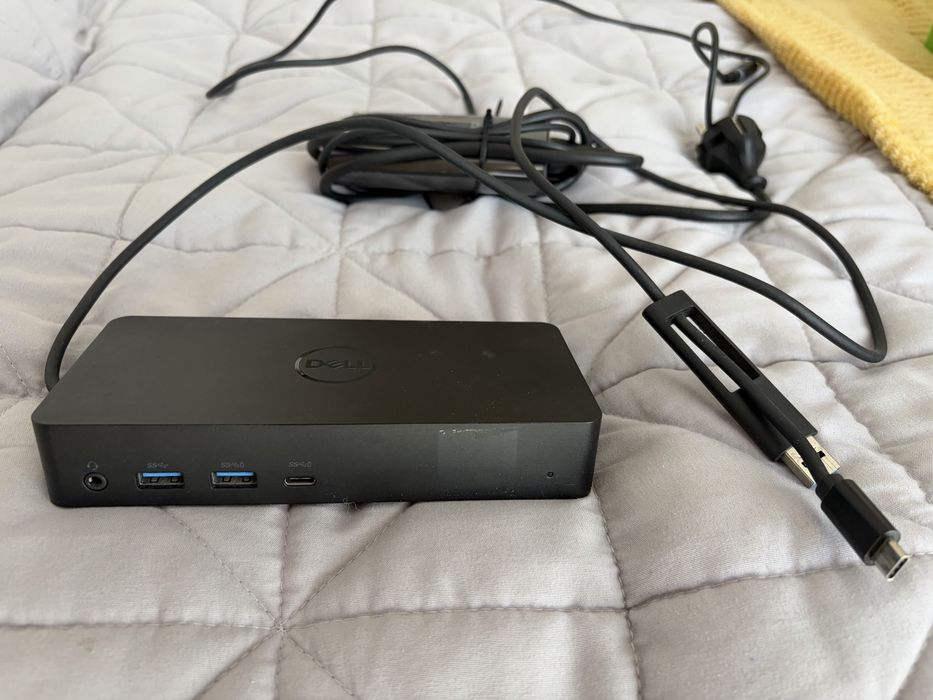 Dell D6000 Stacja Dokująca USB-C + zasilacz 65W | uszkodzony przewód USB-C