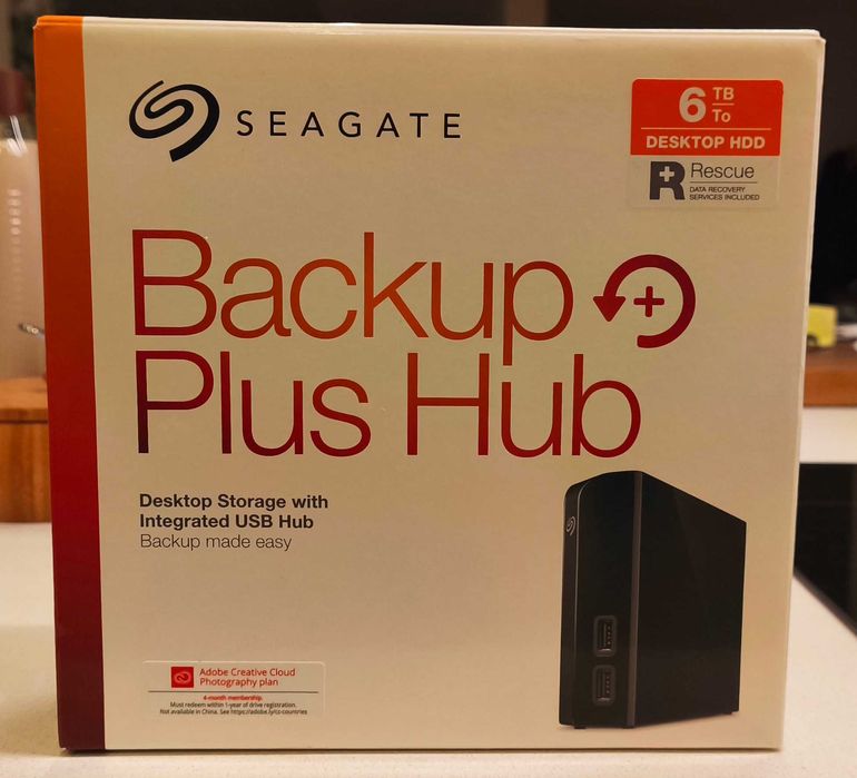 Disco Rígido Seagate Backup Plus Hub 6TB