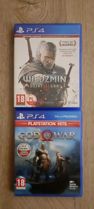 Wiedźmin 3 & God Of War PS4/PS5