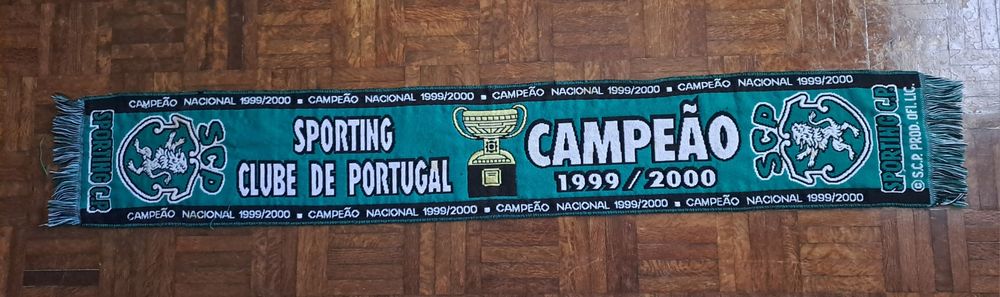 Cachecol Sporting campeão 1999/2000
