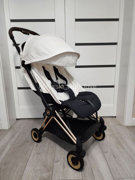 Cybex Coya off white/rose gold Сайбекс Койя біло-чорна