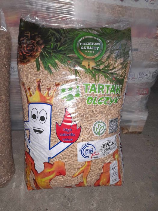 Pellet pelet "Olczyk" certyfikat EnPlus A1 / DinPlus