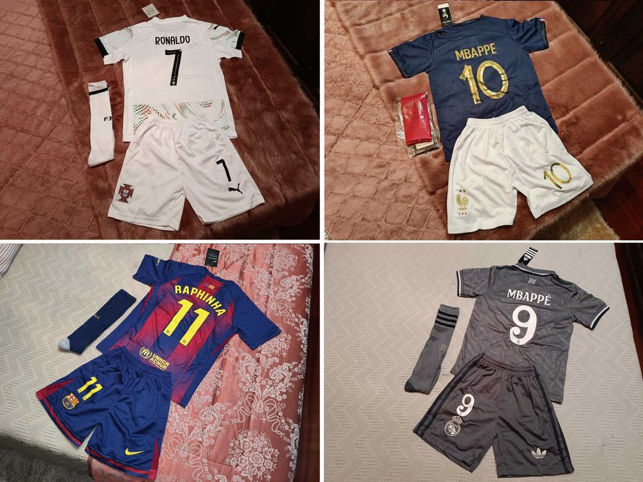 Camisola Criança Raphinha Equipamento Barcelona | NOVO