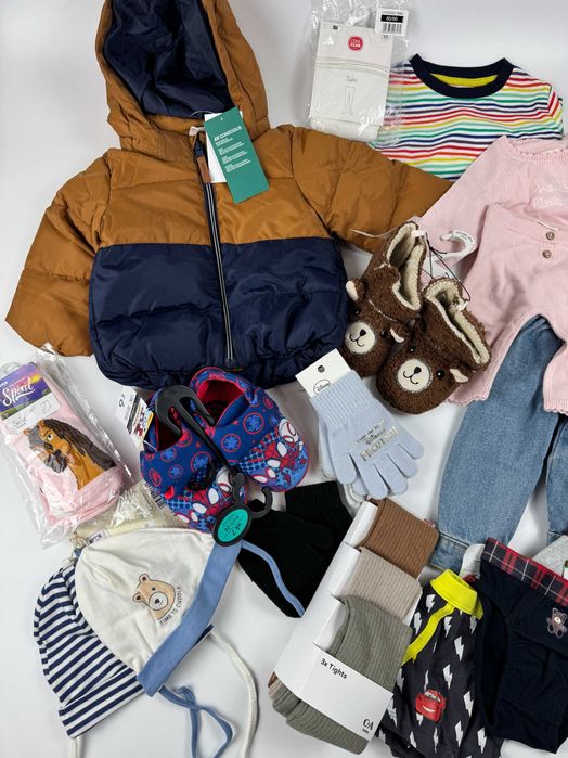 Міні лот бебі (0 міс до 3 р.) весна, лоти сток оптом, дитячий одяг