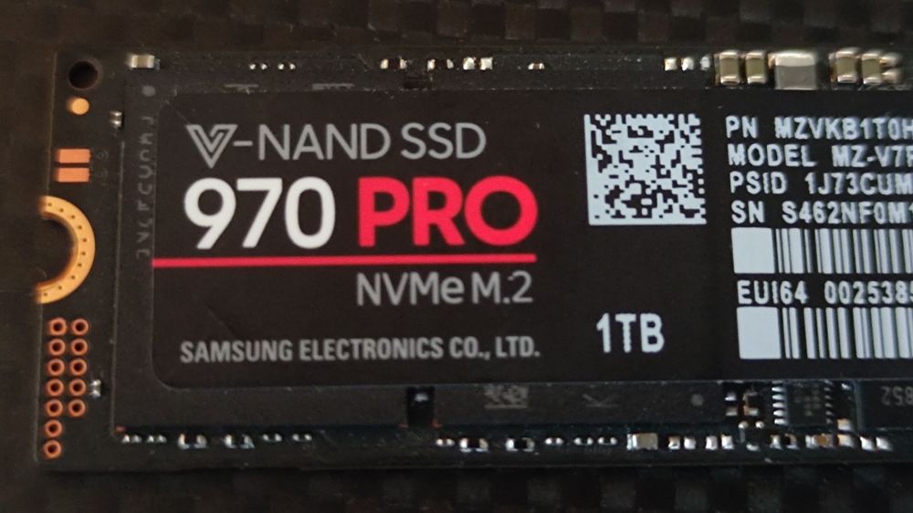 SSD Samsung 970 Pro 1TB (2bit MLC)- Состояние нового! 100% Здоровье диска!
