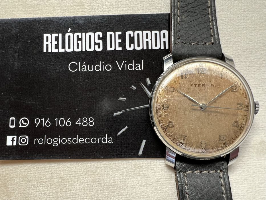 Relógio Eterna em aço (NOS)