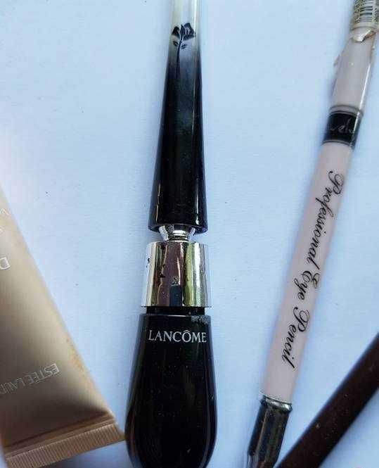 kosmetyczka pędzelki Estee Lauder Lancome eyeliner konturówka