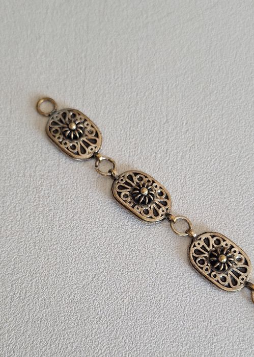 posrebrzana bransoletka