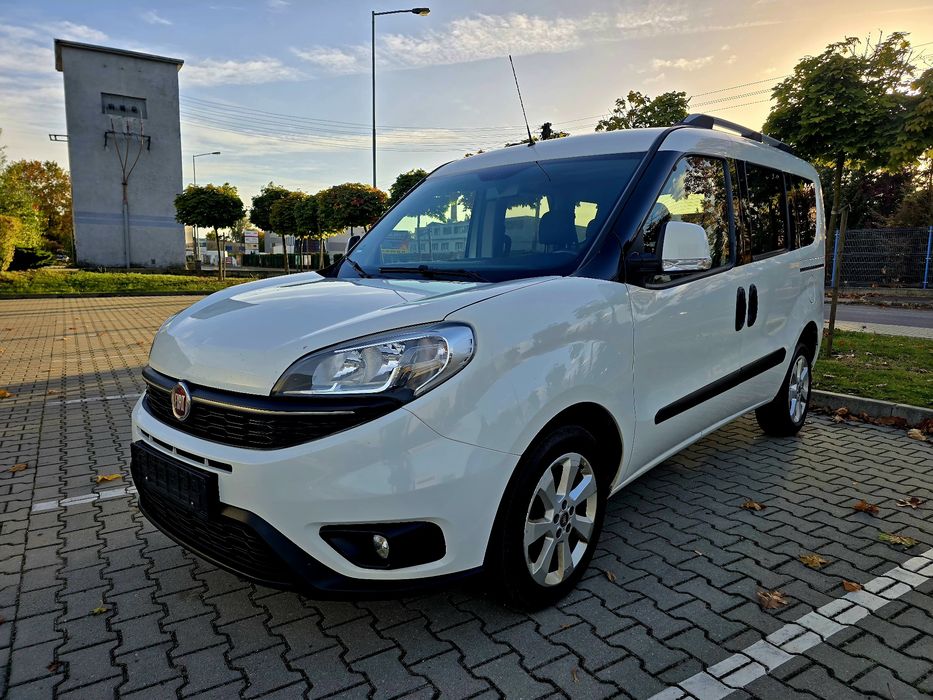 Zamiana Fiat Doblo 2xDrzwiPrzesuwneKlimatronicGrzaneFoteleElSzybyAlufelgi!