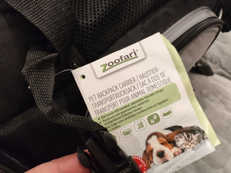 Plecak, torba Zoofari do transportu zwierząt psa kota . Super jakość .