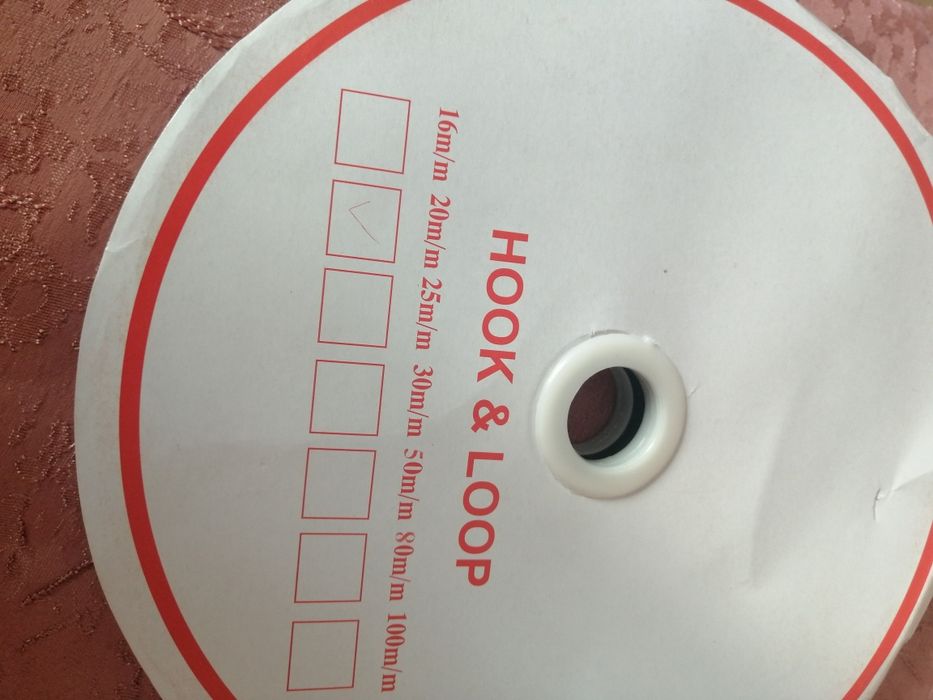 Липучка для шиття, велькро