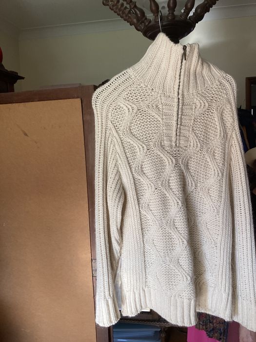 camisola inverno la beje gola alta
