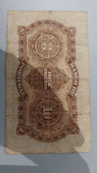 Nota 10 escudos ouro 1925