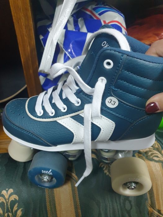 Patins oxelo 33 como novos