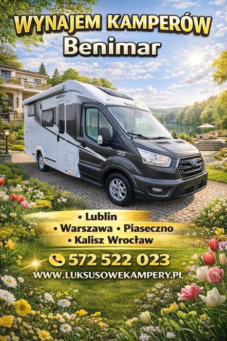 Wynajem .Wypożyczalnia Kamperów Benimar