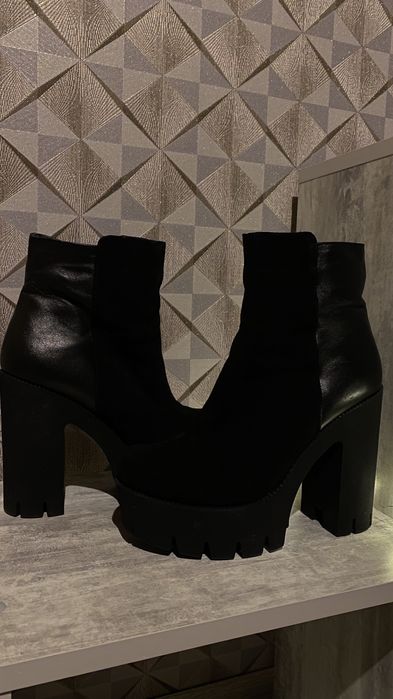 Сапожки зимові шкіряні