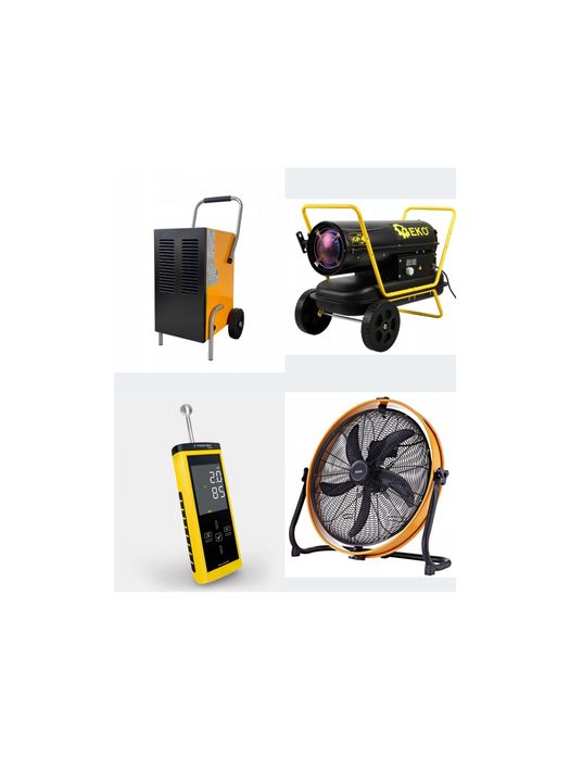 Nagrzewnica olejowa wynajem wynajmę osuszacz powietrza