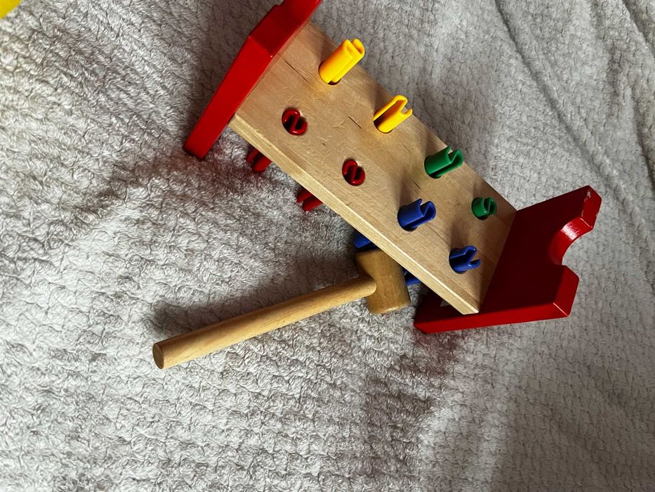 przebijanka ikea z młotkiem dla dzieci 3+
