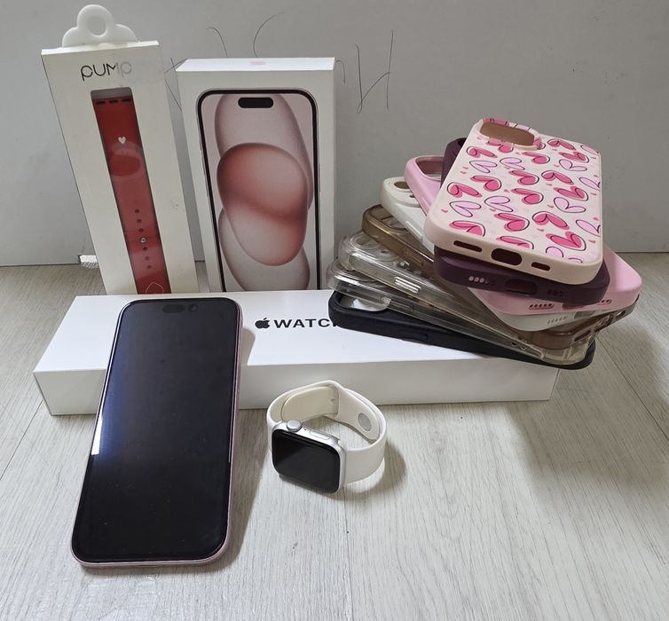 iPhone 15 +  WATCH SE