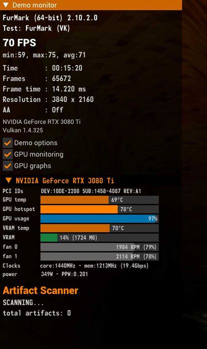 Gigabyte RTX 3080 Ti Vision OC 12GB