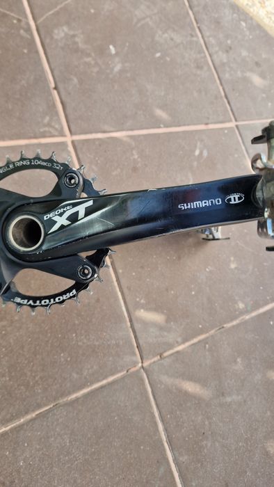 Pedaleiro XT - para 2 pratos