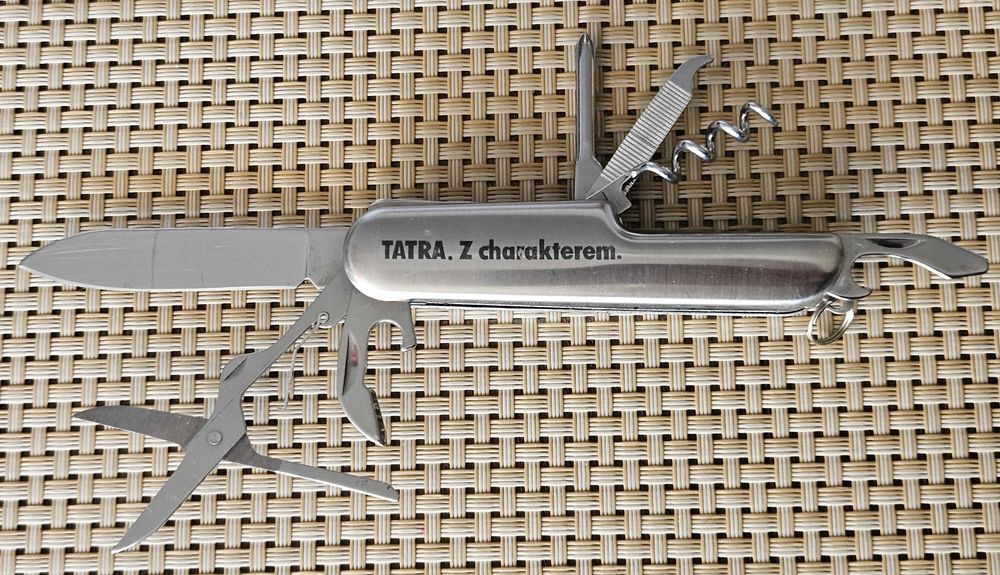 Scyzoryk TATRA. Z charakterem. 90 mm 7 funkcji stan BDB