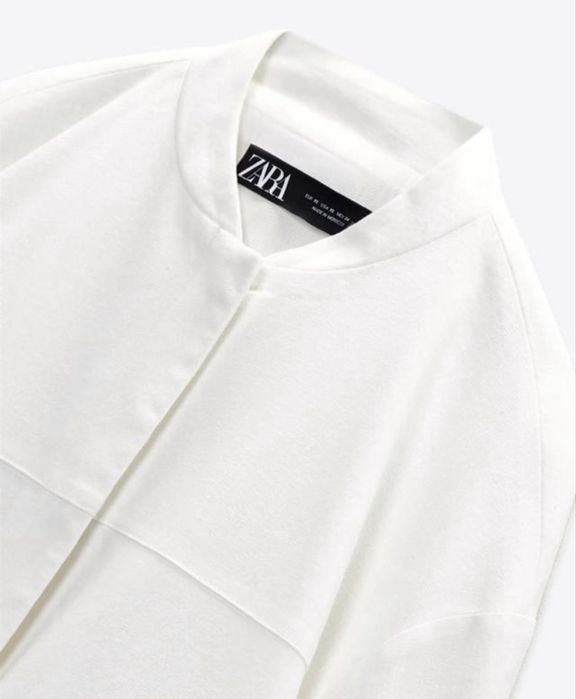 Лляний бомбер Zara(white) .