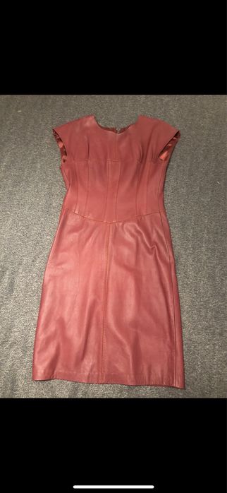 Шкіряна сукня Francesco Scognamiglio