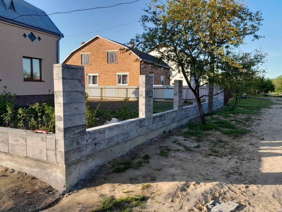 Бетонні роботи,паркани,реконструкція,підсилення,фасади,сходи