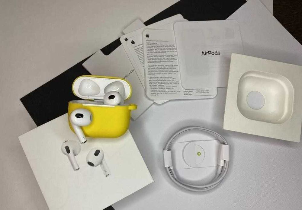 Навушники аірподс 3 Бездротові Airoha 1в1