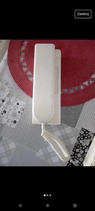 Demofon biały sprawny