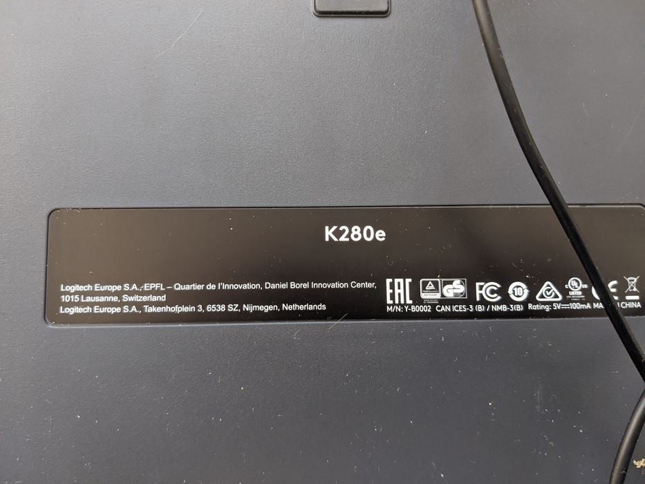 Продаю клавиатуру Logitech K280E USB: 200 грн. - Периферійні пристрої ...