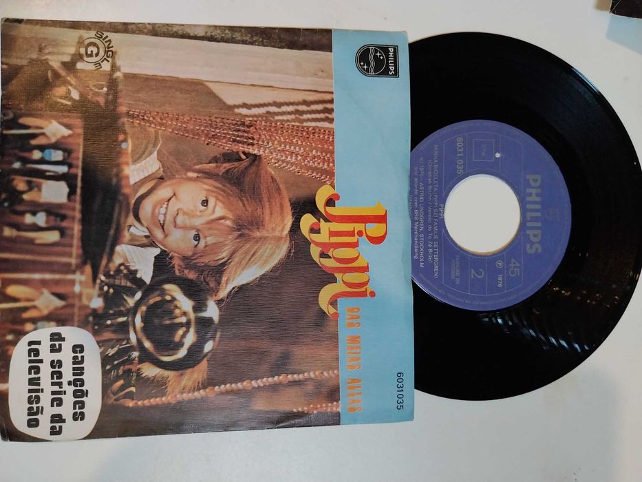 Discos de vinil Heidi , Wickie e Pipi