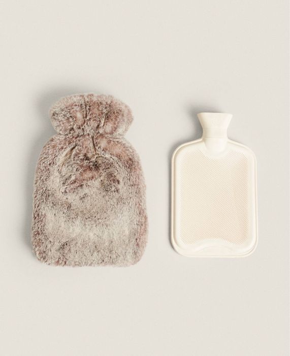Saco Grande De Água Quente Pelo Sintético Zara Home NOVO