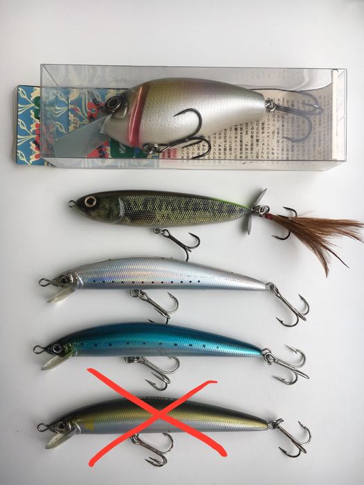 Воблера, свімбейти.