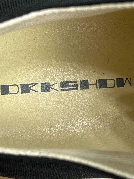 Rick Owens DRKSHDW Abstract Ramones jumbo lace laces кеди кросівки