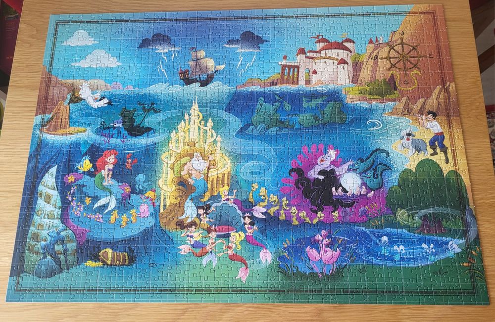 Puzzle Clementoni Mała Syrenka Story Maps 1000 elementów