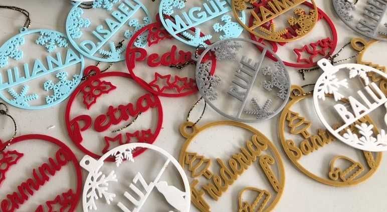 Enfeites de Natal, Bolas de Natal personalizadas