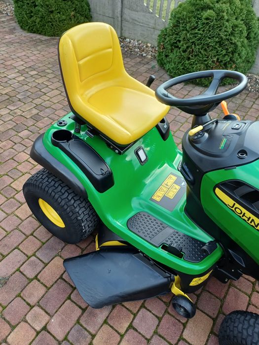 Traktorek kosiarka john deere x145 briggs stratton 19,5 hp pompa oleju