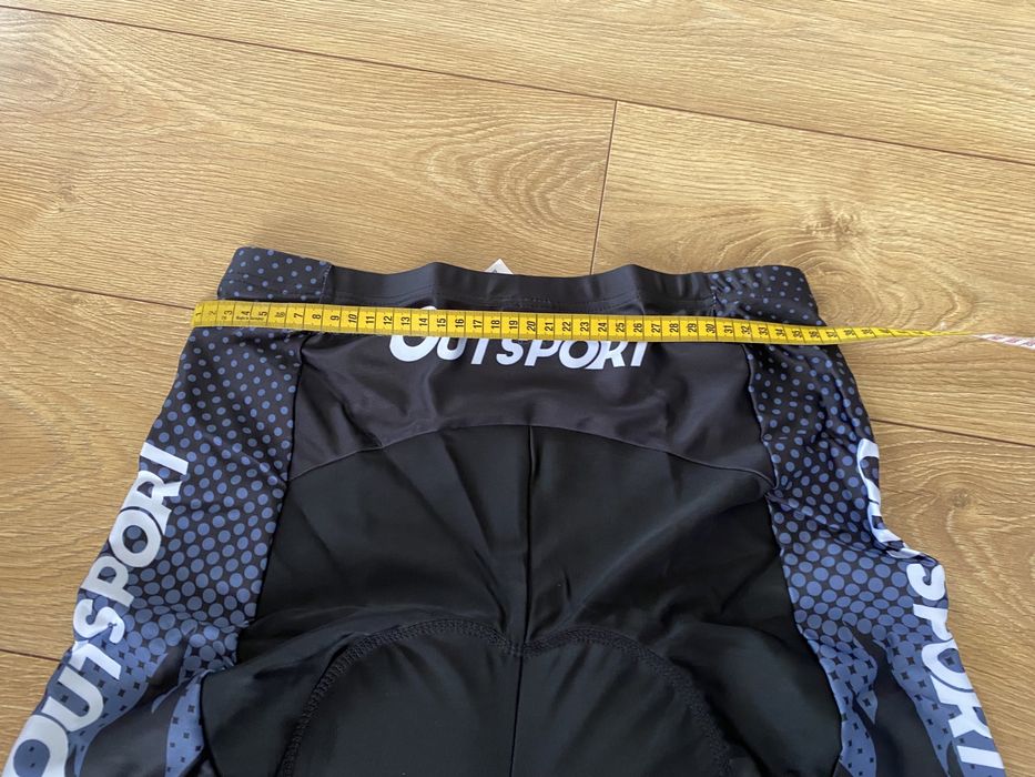 Spodenki rowerowe Xxl z wkładką męskie sportowe