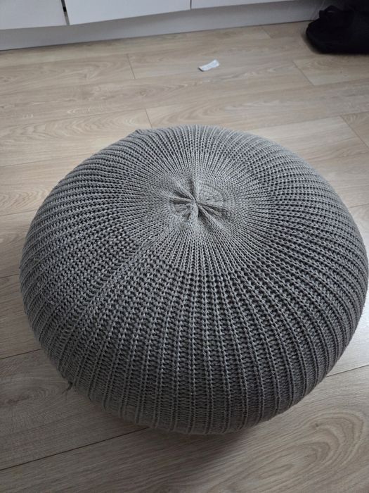 Puf pufa Sandared Ikea szary 2 szt.