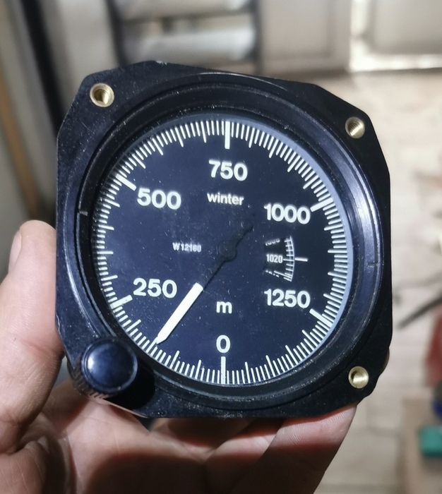 Wysokościomierz lotniczy Winter 4FGH10 paralotnia moto lotnia