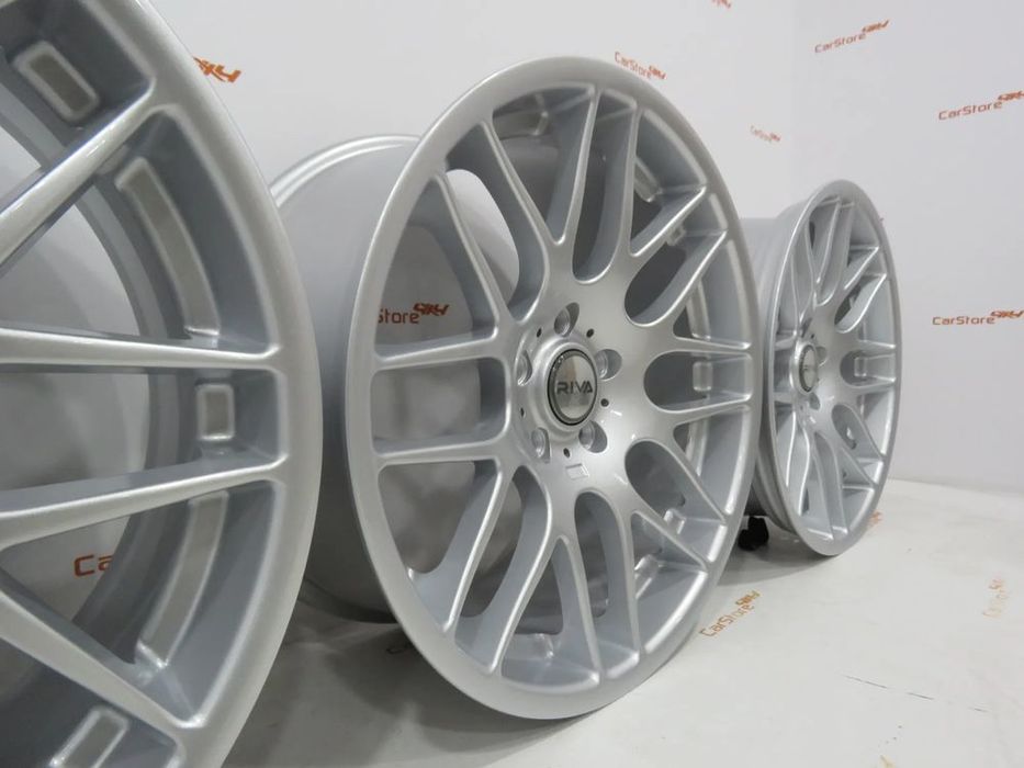 Jantes Riva RVD / Bmw M3 CSL 19 '' 8 et 34 + 9 et 37 5x120 Silver