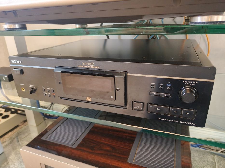 Czarny Odtwarzacz CD Sony CDP-XA50ES najwyższy model