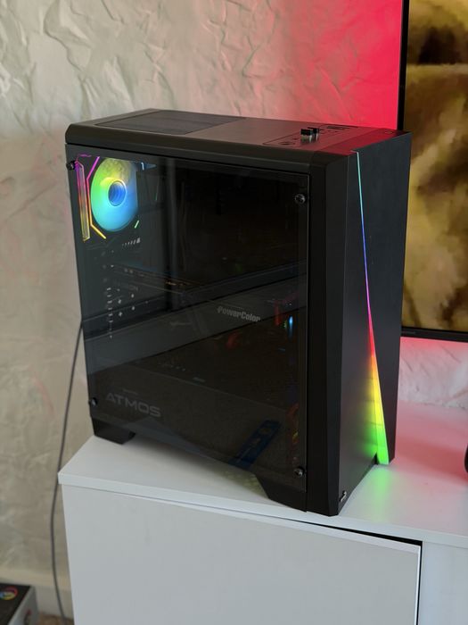 Корпус Aerocool Cylon RGB Black як новий (Midi-Tower / ATX / Скло / Покращений продув)