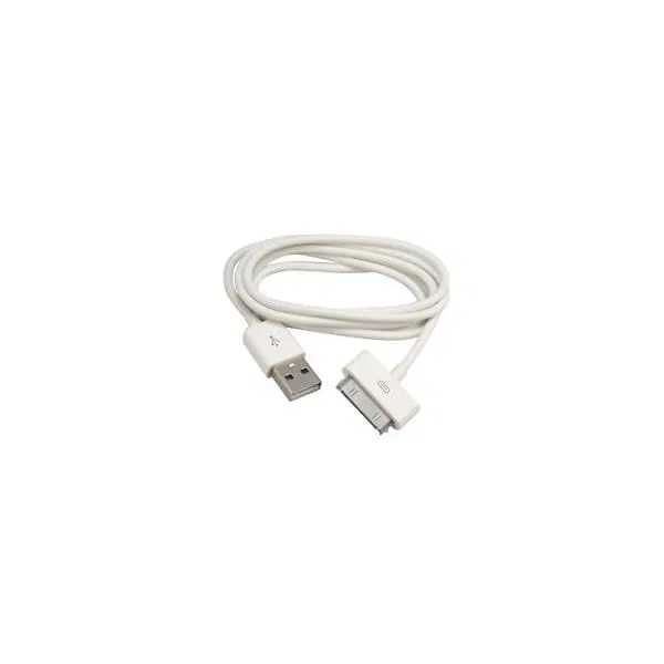 2 sztuki Kabel Ładowarka Usb Do Iphone 4 4S Ipod Ipad 1 2 3 (Biały)